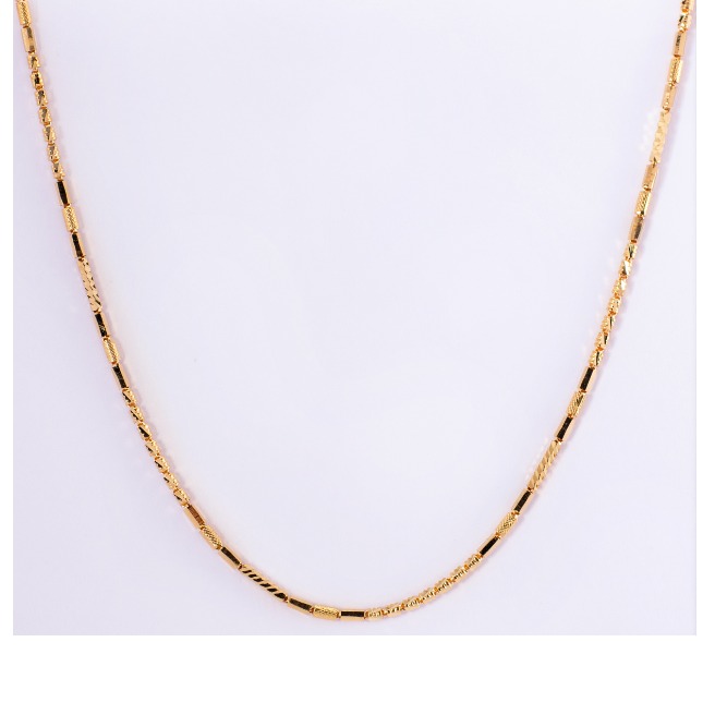22K Gold ladies Fancy Handmade Chain Yellow