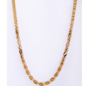 22KT Gold Ladies Fancy Handmade Chain Yellow