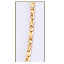 22K Gold ladies Fancy Handmade Chain Yellow