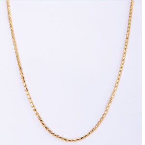 22K Gold ladies Fancy Handmade Chain Yellow