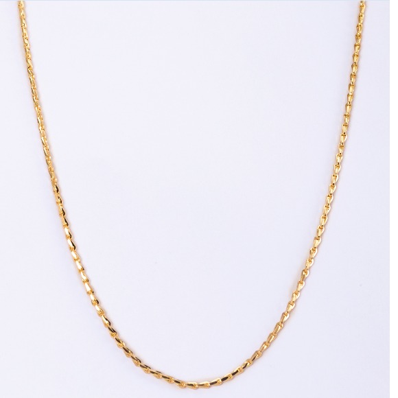 22K Gold ladies Fancy Handmade Chain Yellow