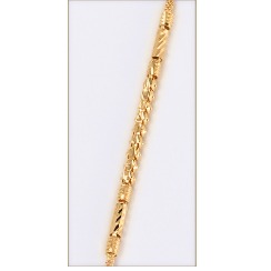 22KT Gold Ladies Handmade Chain Yellow