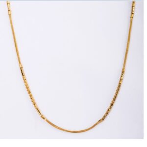 22KT Gold Ladies Handmade Chain Yellow