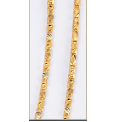 22KT Gold Ladies Handmade Fancy Chain Yellow - Image 2