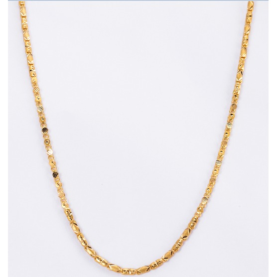 22KT Gold Ladies Handmade Fancy Chain Yellow