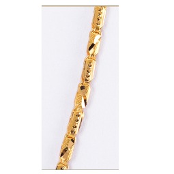 22KT Gold Ladies Fancy Handmade Chain Yellow - Image 2