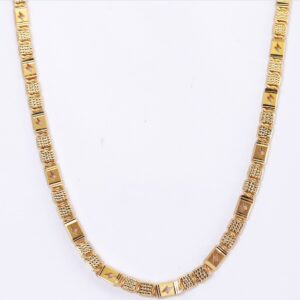 22KT Gold Ladies Fancy Handmade Chain Yellow