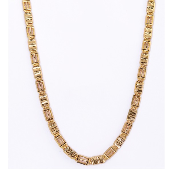 22KT Gold Ladies Fancy Handmade Chain Yellow