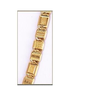 22K Gold ladies Fancy Handmade Chain Yellow