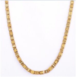 22K Gold ladies Fancy Handmade Chain Yellow