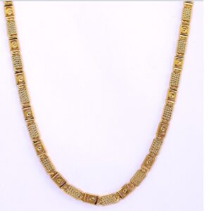 22KT Gold Ladies Handmade Chain Yellow