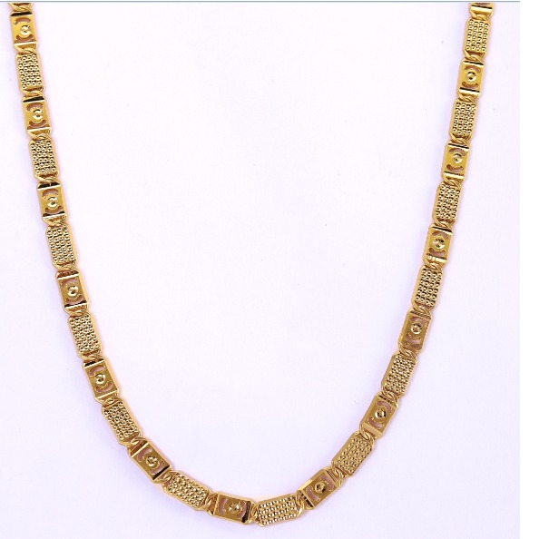 22KT Gold Ladies Handmade Chain Yellow