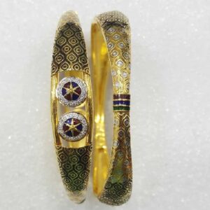 22K / 916 Gold Ladies Fusion Antique Indian Kadli