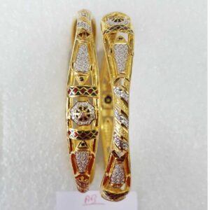 22K / 916 Gold Ladies Uncut Antique Copper Kadli