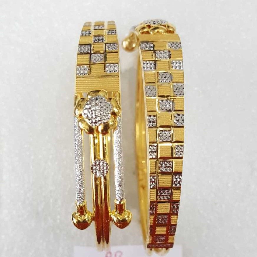 22K / 916 Gold Antique Copper Designer Kadli