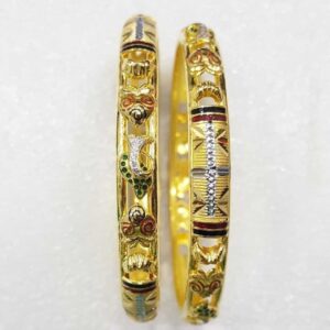 22K / 916 Gold Indian Copper Kadli For Women