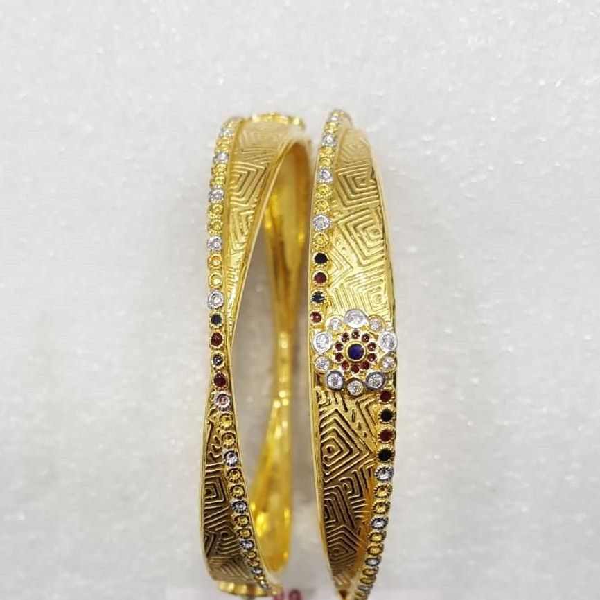 22K / 916 Gold Ladies Indian Stylish Copper Kadli