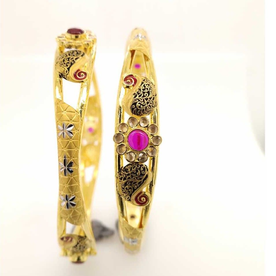 22K / 916 Gold Ladies Indian Stylish Copper Kadli