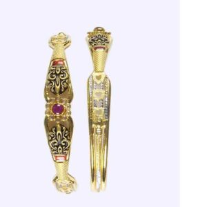 22K / 916 Gold Kids Indian Antique Copper Kadli