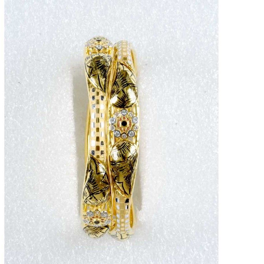 22K / 916 Gold Indian Classic Copper Kadli For Women