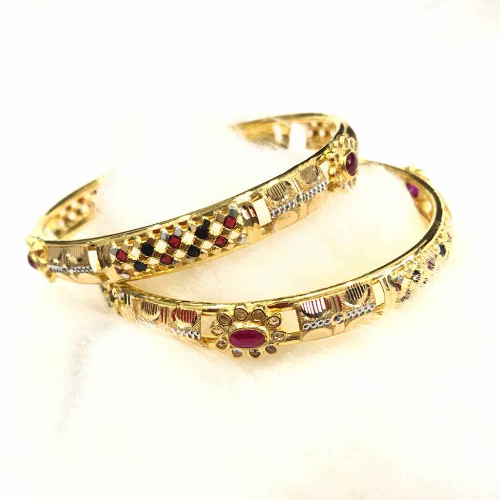 22KT Yellow Gold Ladies Modern Copper kadli