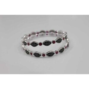 92.5 silver marcasite bangles