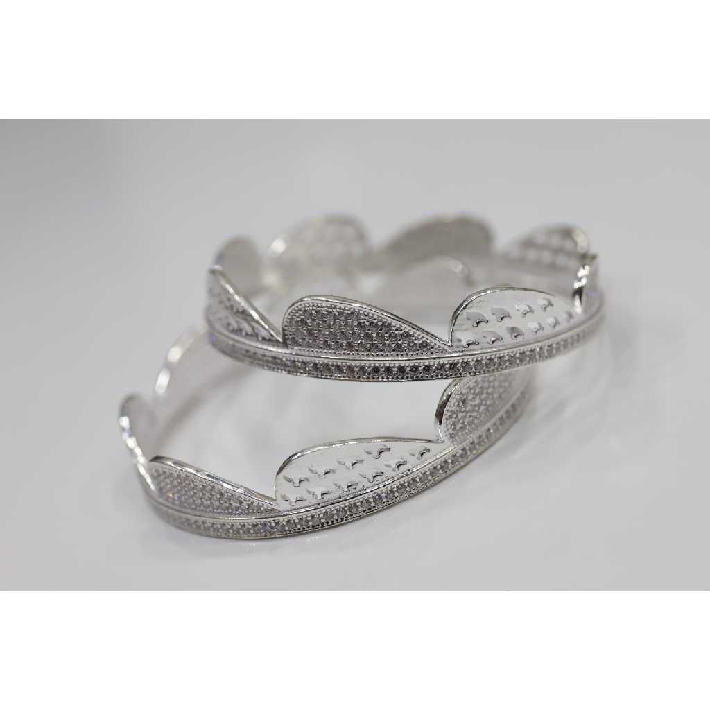 92.5 silver super micro stone bangles - Image 2