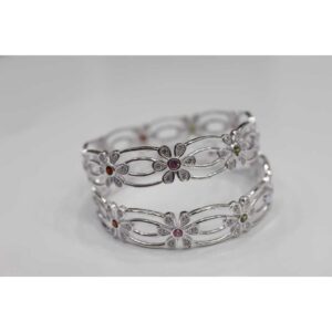 92.5 silver super micro stone bangles