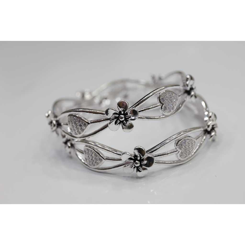 92.5 silver super micro stone bangles - Image 2