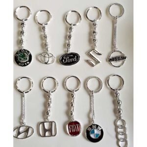 Silver fancy keychains