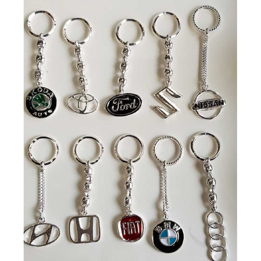 Silver fancy keychains