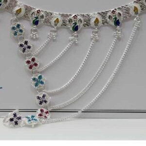 Silver fancy chain pagpan