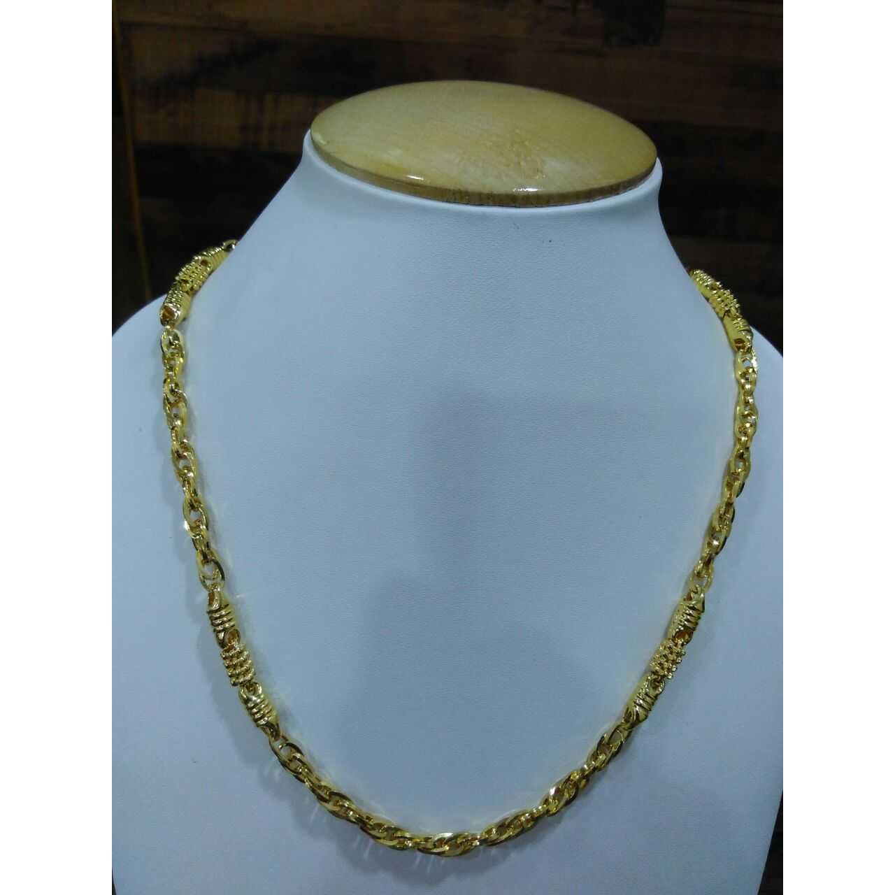 22KT Gold Gents Indian Indo Italian Vertical Chain