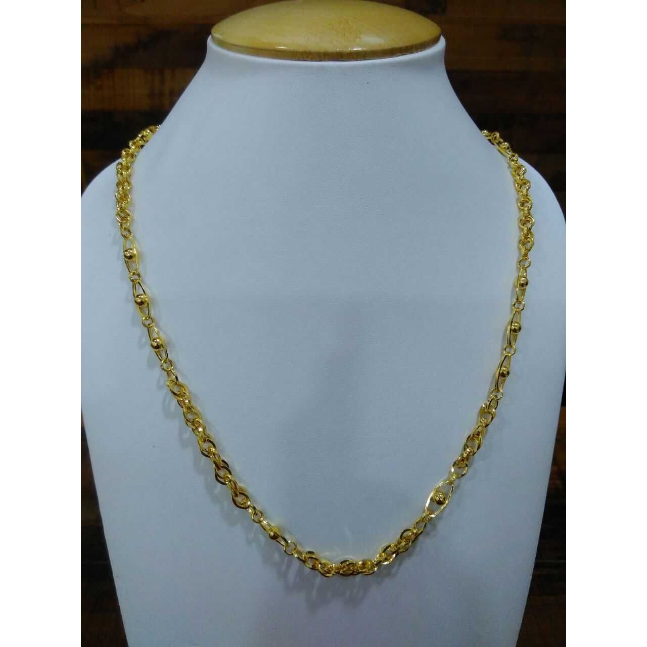 22KT Yellow Gold Gents Indian Indo Italian Fashionable Chain