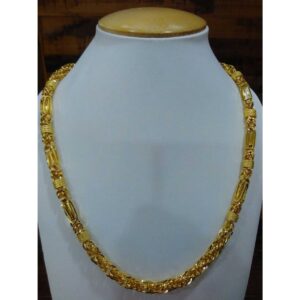 22KT Yellow Gold Indian Gents Indo Italian Vertical Chain