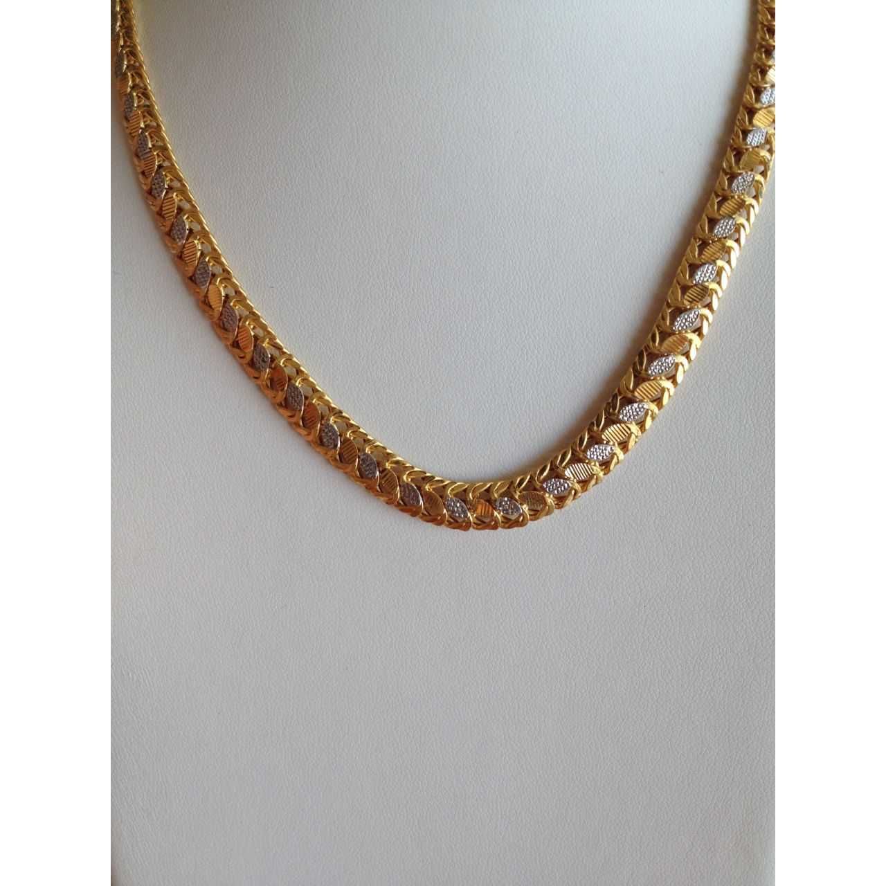 22KT Gold Gents Indian Hollow Chain