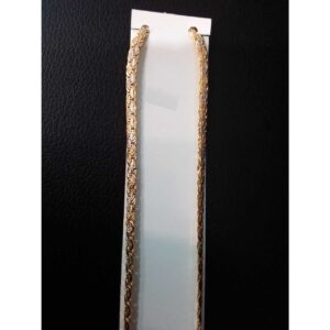 22K Gold Hollow Indian Designer Chain