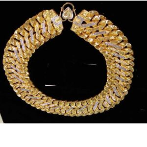22KT Yellow Gold Gents Modern Attractive Hollow chain