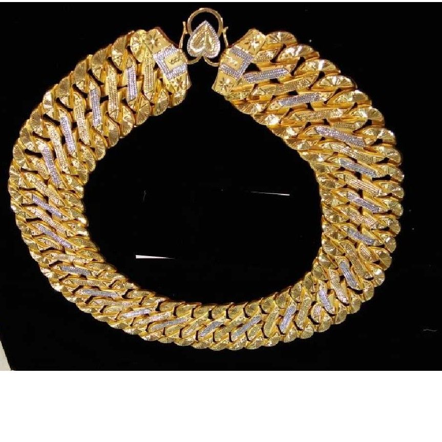 22KT Yellow Gold Gents Modern Attractive Hollow chain