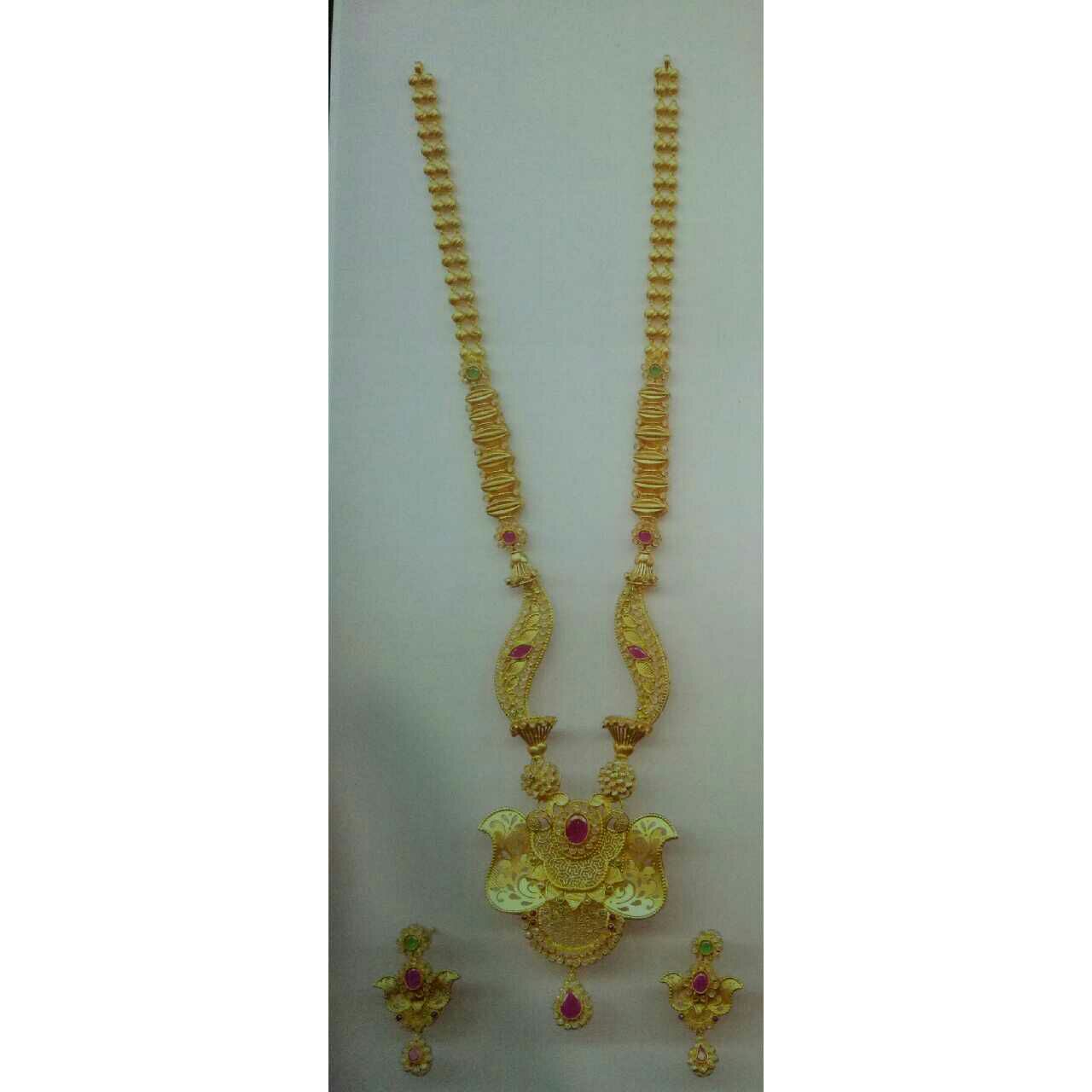 22KT Yellow Gold Ladies Ethical Antique Necklace Set