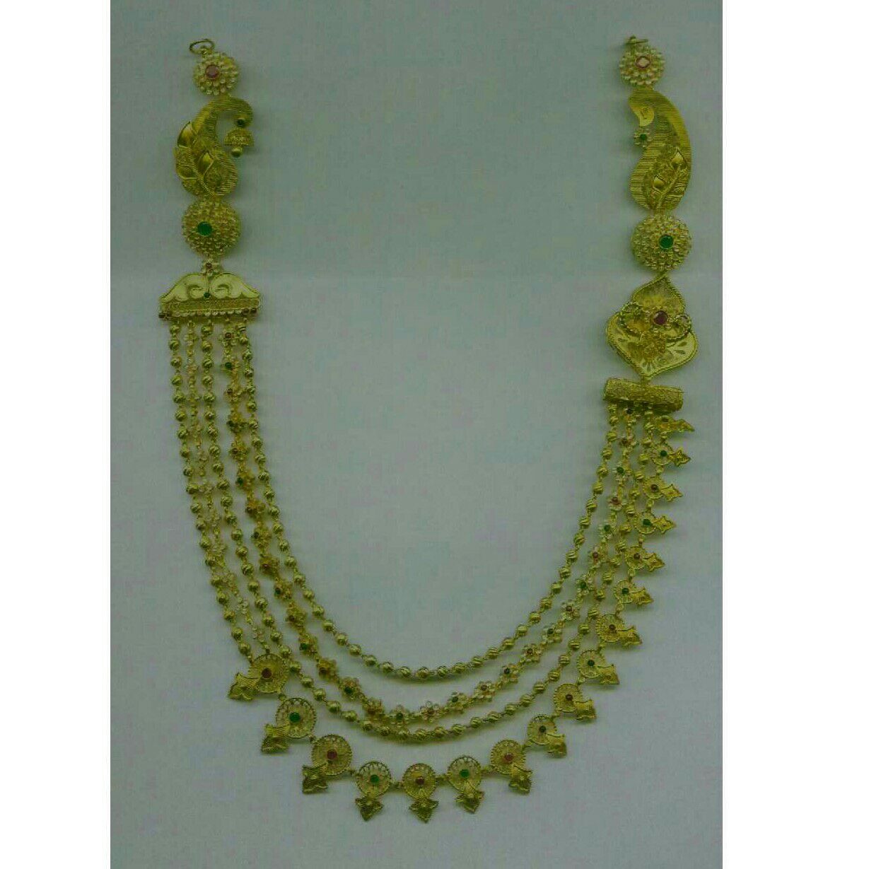 22KT Gold Antique Ladies Big Laher