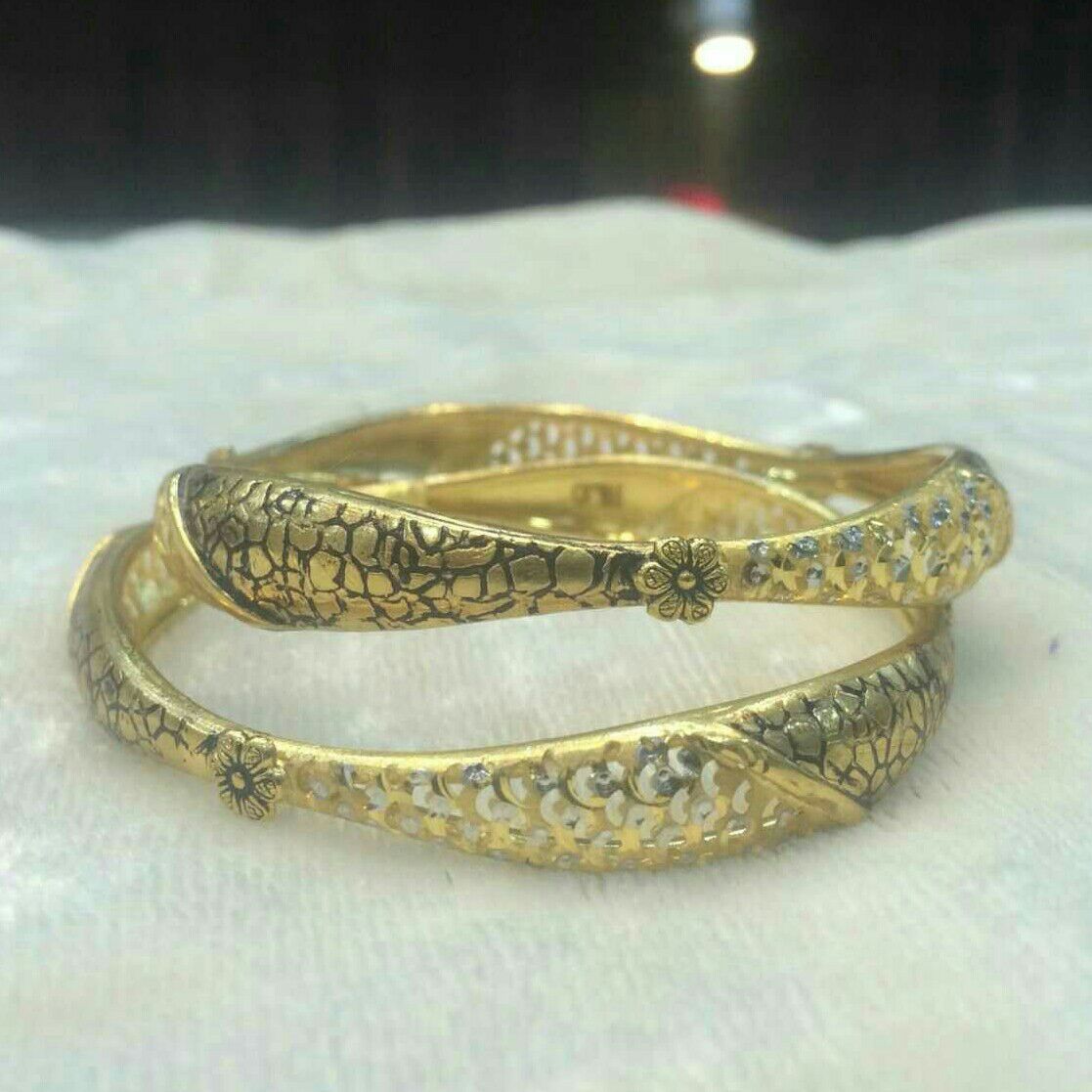22kt Gold Antique Copper Kadli