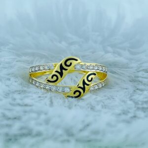 22K gold CZ Delicate Ring For Women