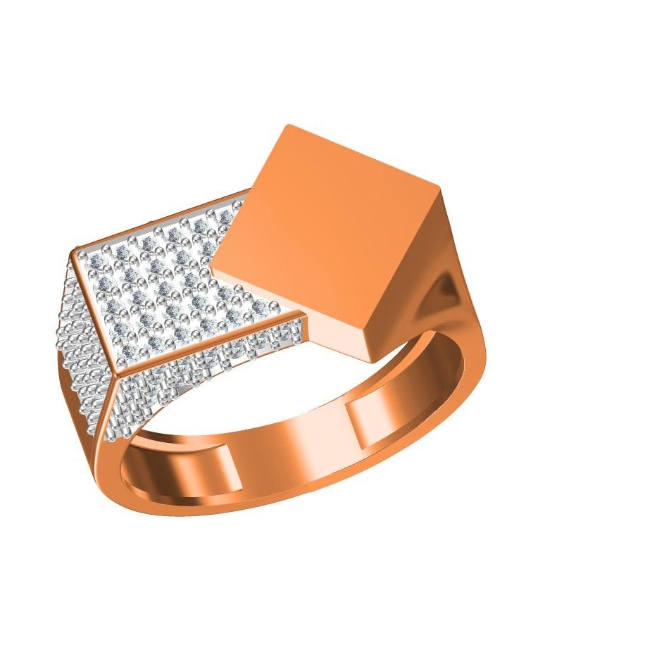 Rose Gold Gents Rings