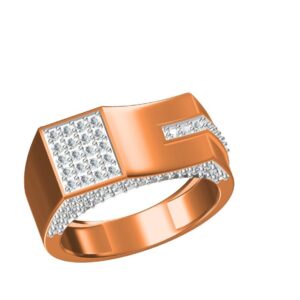 Rose Gold Gents Rings