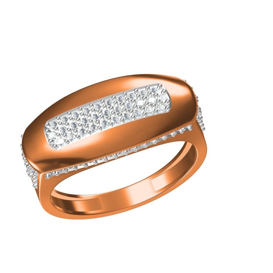 Rose Gold Gents Rings