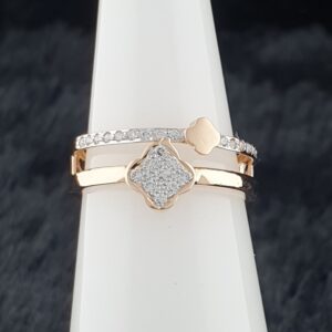 rose gold ladies ring