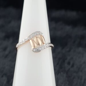 18c Dell polish ladies ring