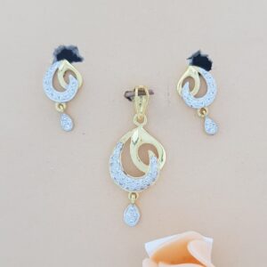 18k Pendant set