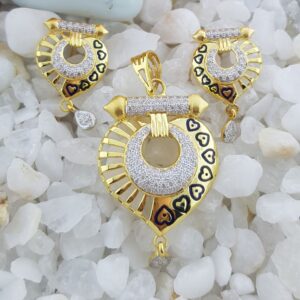 18c Pendant set
